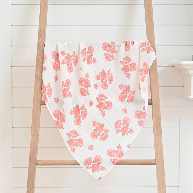 Blooming Elegance Baby Muslin Swaddle Blanket