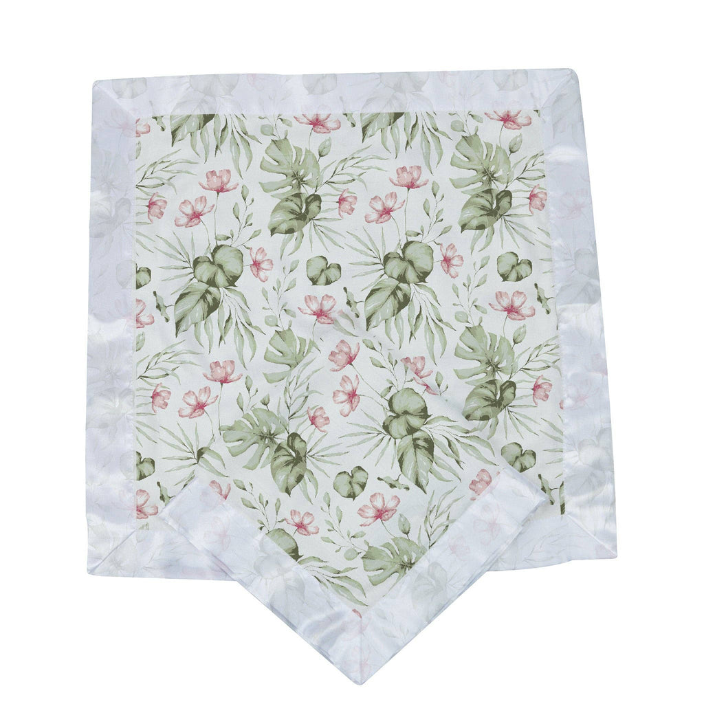 Silver Pink Orchid Blankie 2 pk