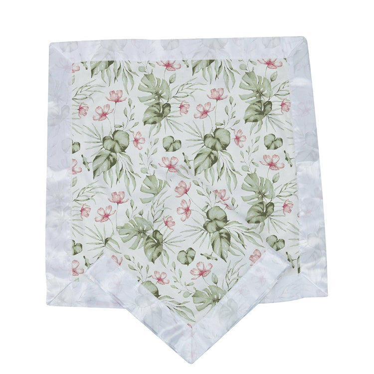 Silver Pink Orchid Blankie 2 pk