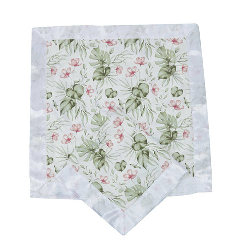 Silver Pink Orchid Blankie 2 pk