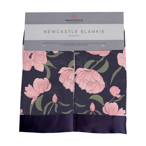Peonies Blankie Bamboo Muslin 2 Pack